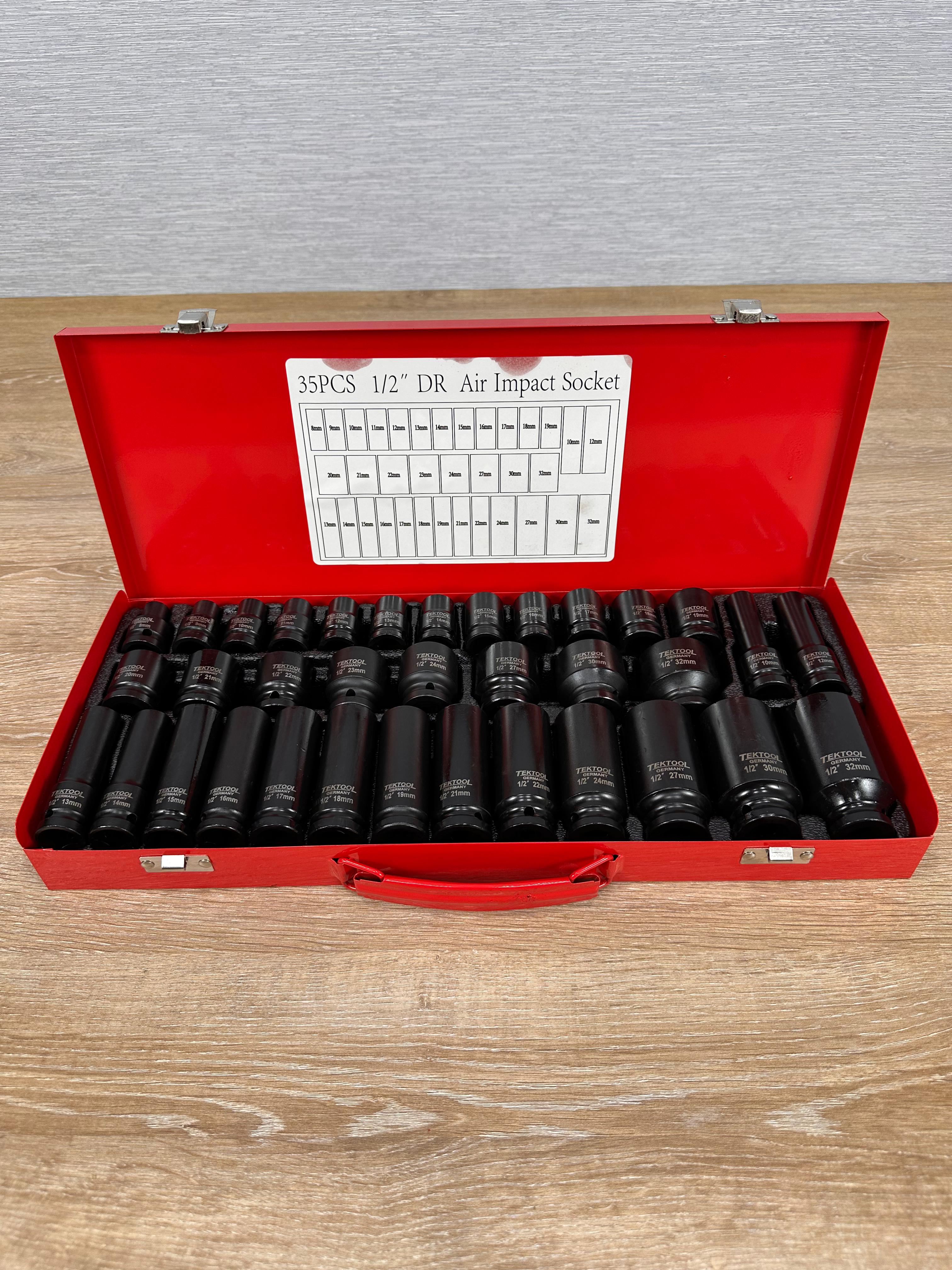 35 Piezas copas de Impacto Tektool dropi